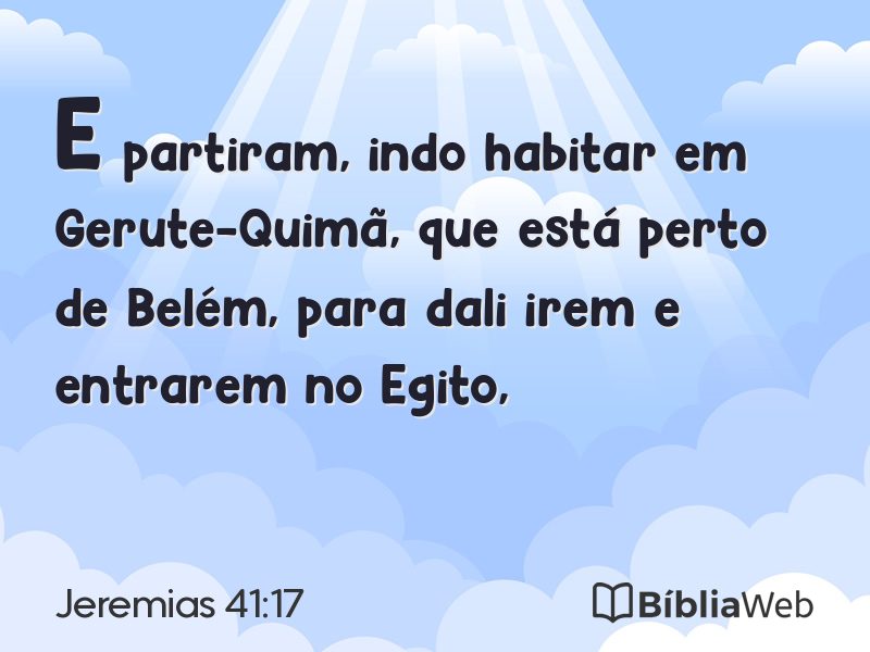 Jeremias 41:17 em imagem para compartilhar