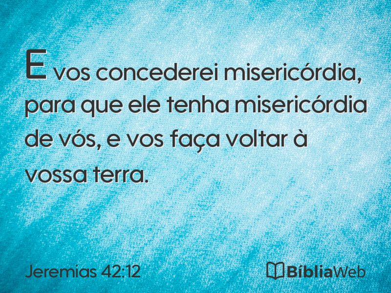 Jeremias 42:12 em imagem para compartilhar