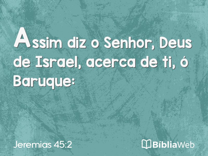 Jeremias 45:2 em imagem para compartilhar