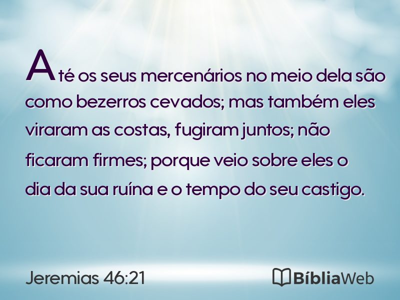 Jeremias 46:21 em imagem para compartilhar