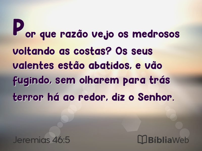 Jeremias 46:5 em imagem para compartilhar