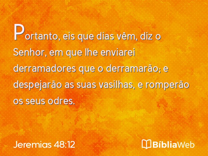 Jeremias 48:12 em imagem para compartilhar