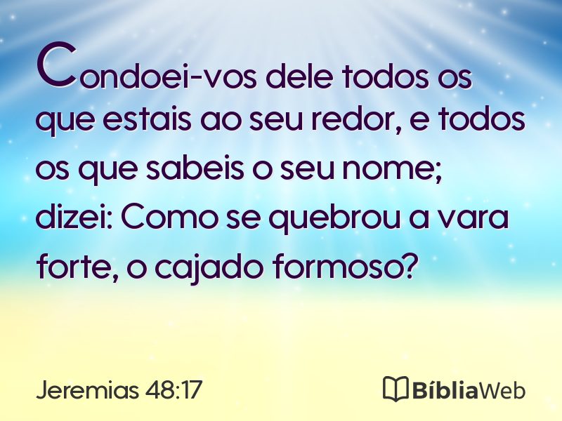 Jeremias 48:17 em imagem para compartilhar