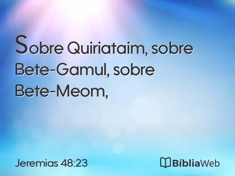 Jeremias 48:23 em imagem para compartilhar