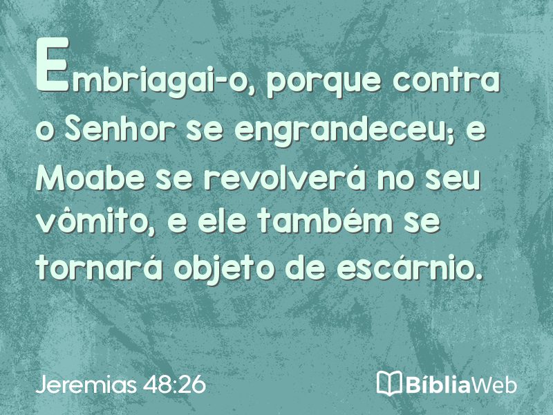 Jeremias 48:26 em imagem para compartilhar