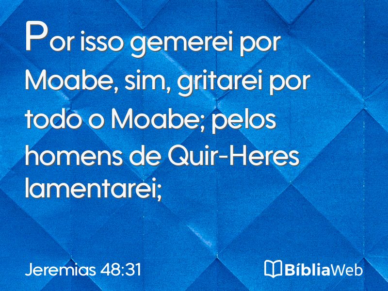Jeremias 48:31 em imagem para compartilhar