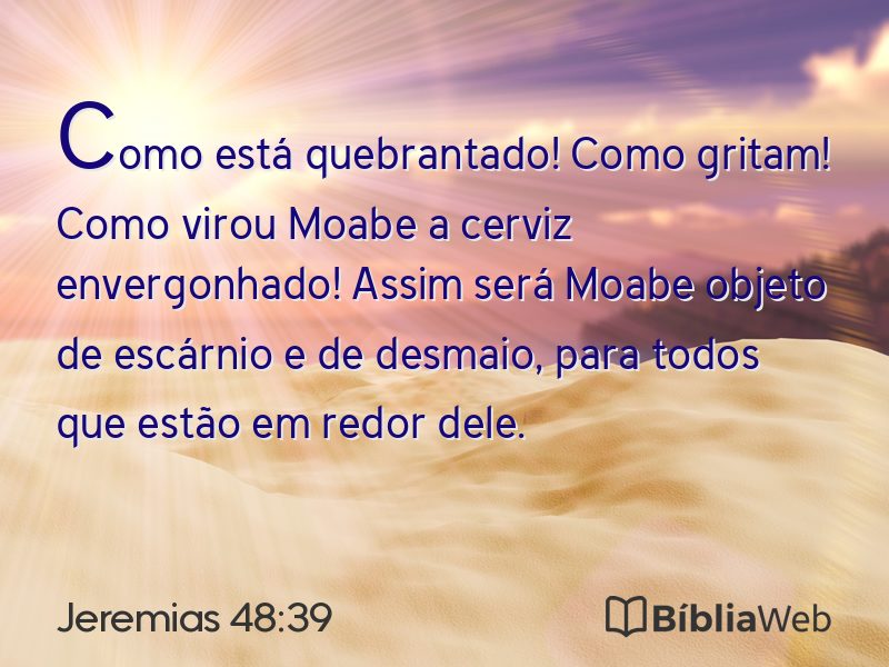 Jeremias 48:39 em imagem para compartilhar