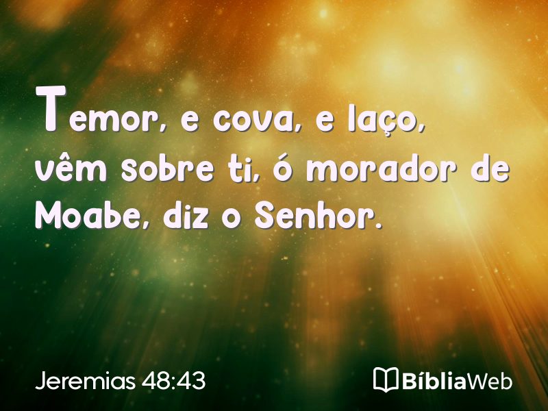 Jeremias 48:43 em imagem para compartilhar