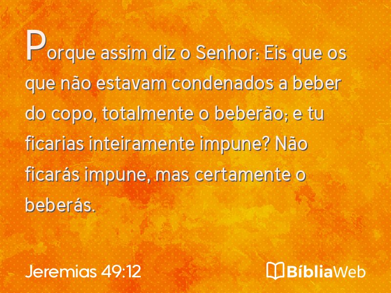 Jeremias 49:12 em imagem para compartilhar