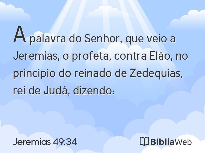 Jeremias 49:34 em imagem para compartilhar