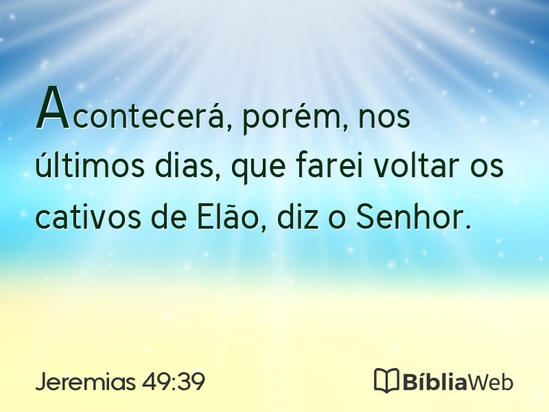Jeremias 49:39 em imagem para compartilhar