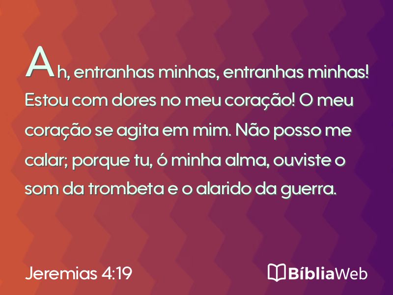 Jeremias 4:19 em imagem para compartilhar