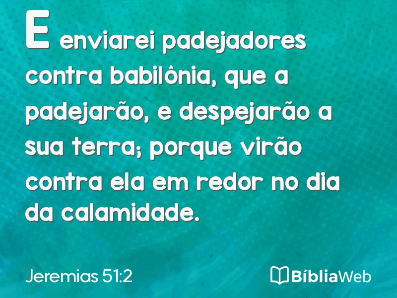 Jeremias 51:2 em imagem para compartilhar