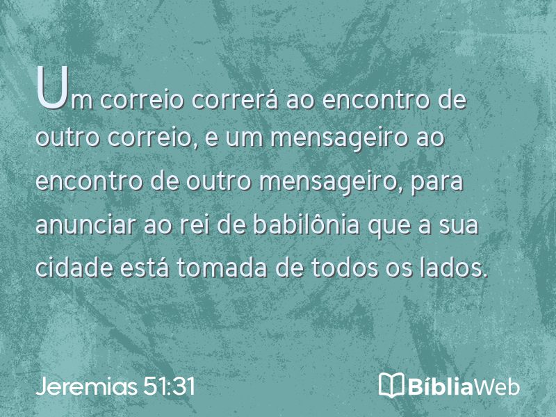 Jeremias 51:31 em imagem para compartilhar