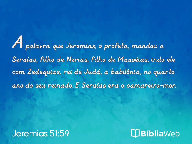 Jeremias 51:59 em imagem para compartilhar