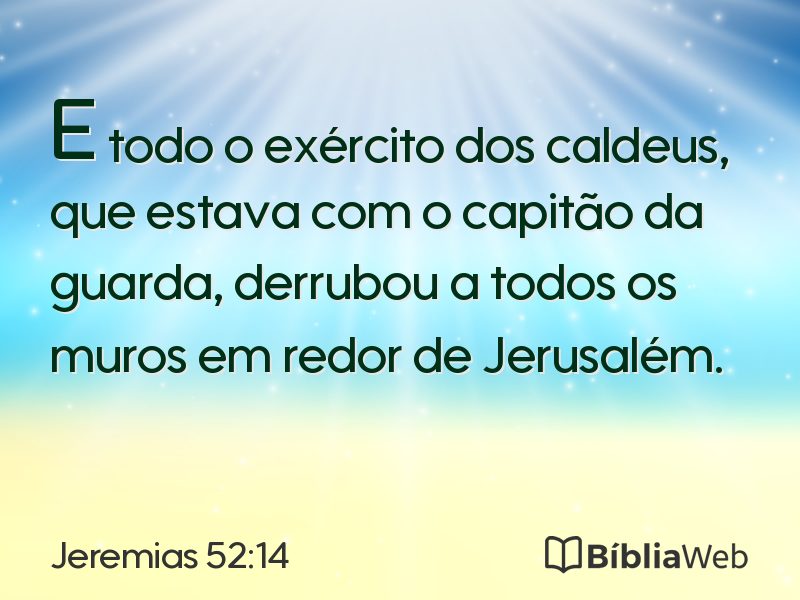Jeremias 52:14 em imagem para compartilhar