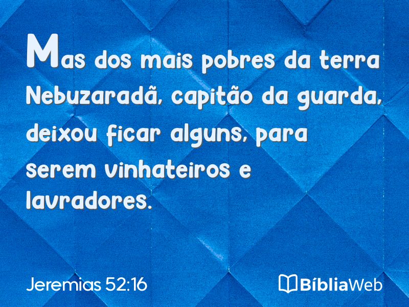 Jeremias 52:16 em imagem para compartilhar