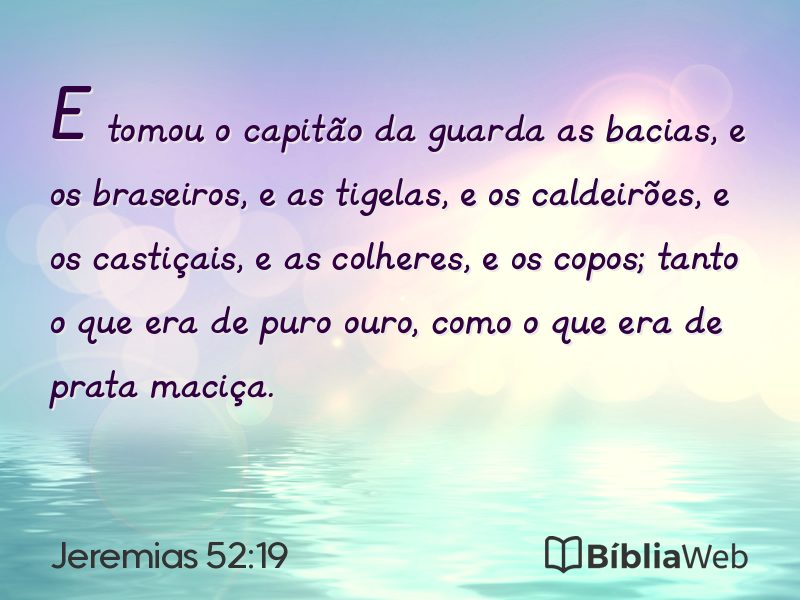 Jeremias 52:19 em imagem para compartilhar