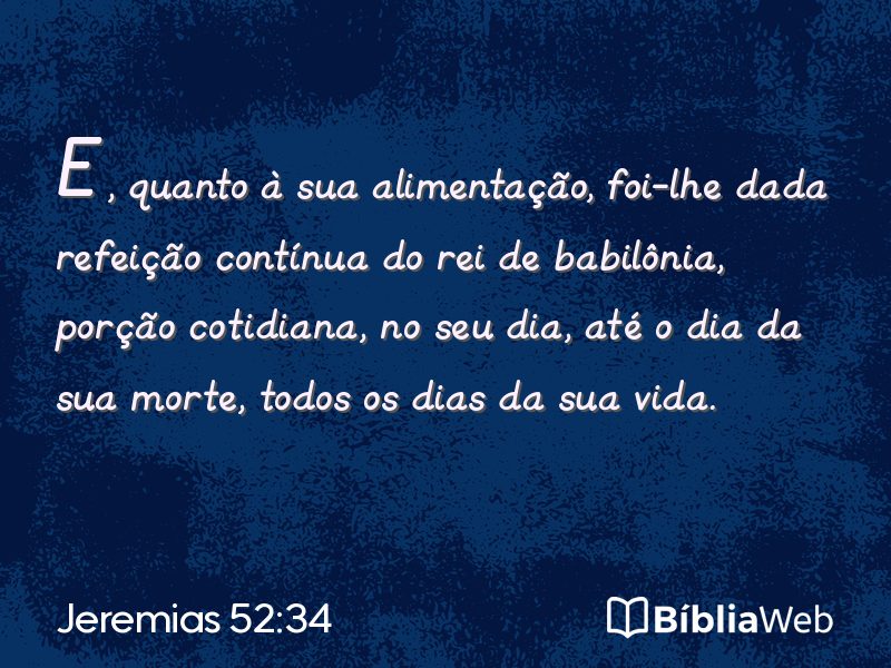 Jeremias 52:34 em imagem para compartilhar