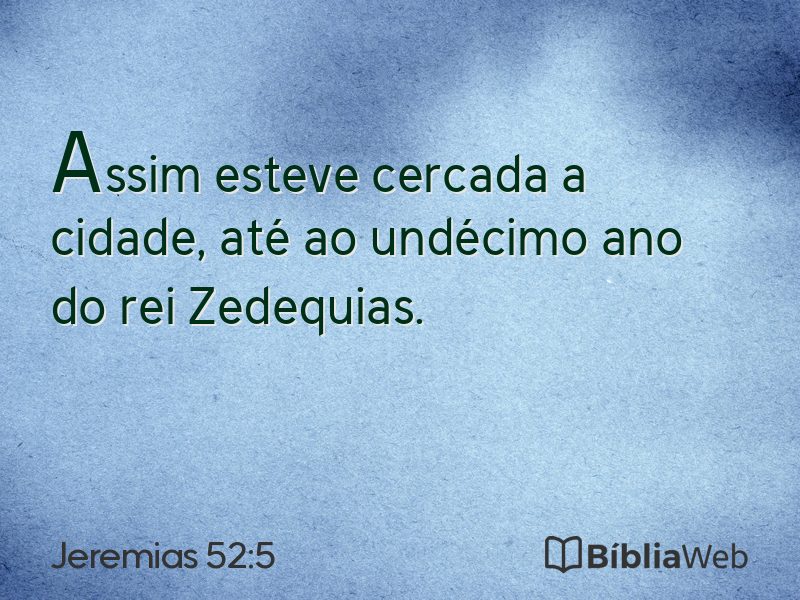 Jeremias 52:5 em imagem para compartilhar