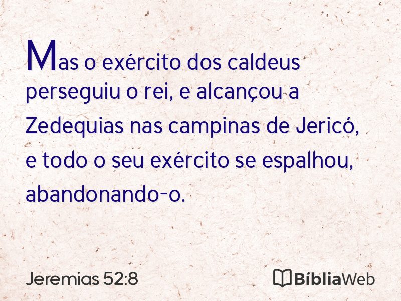 Jeremias 52:8 em imagem para compartilhar