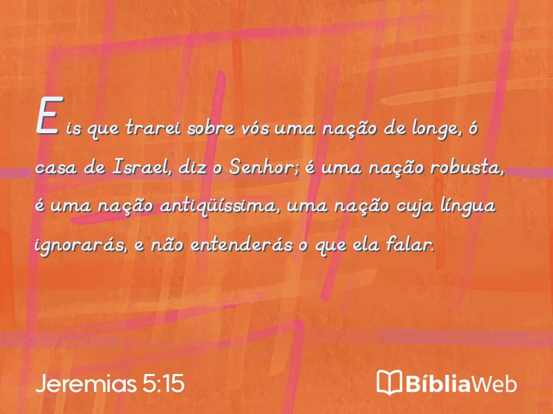 Jeremias 5:15 em imagem para compartilhar