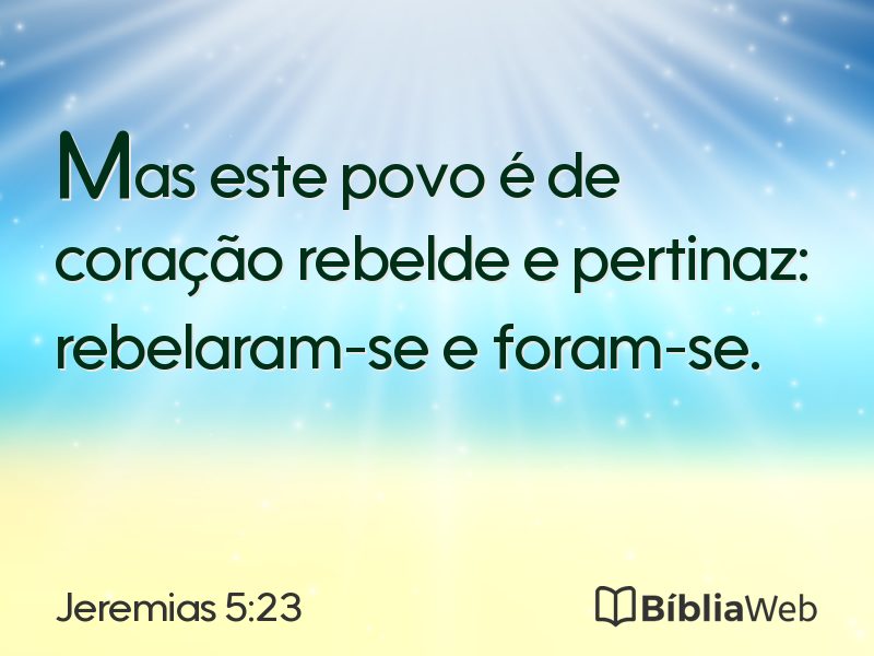 Jeremias 5:23 em imagem para compartilhar