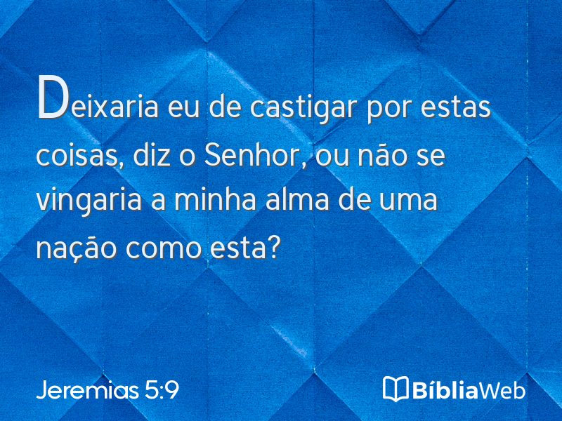 Jeremias 5:9 em imagem para compartilhar