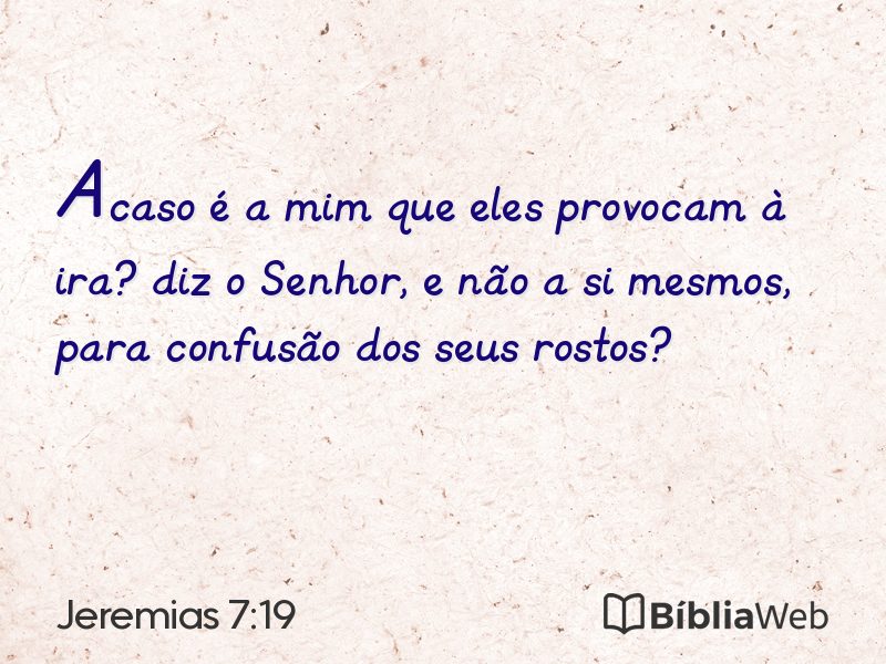 Jeremias 7:19 em imagem para compartilhar
