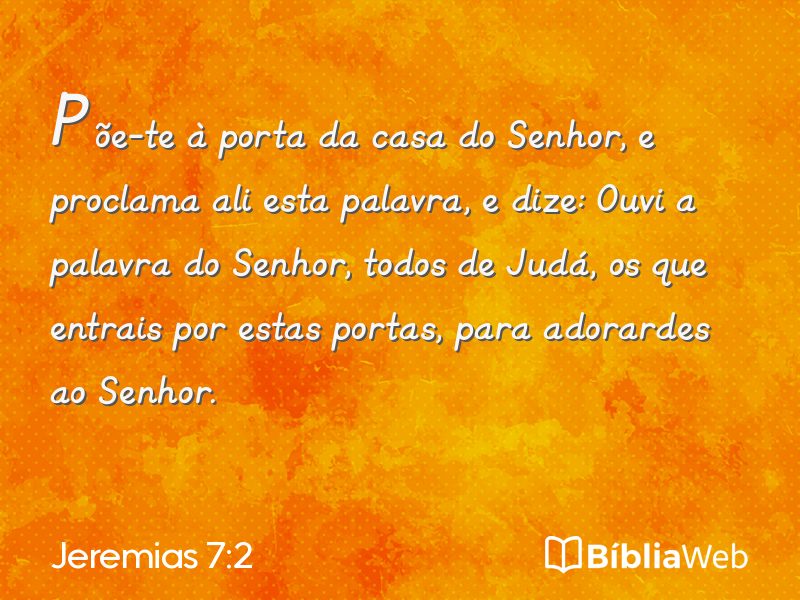 Jeremias 7:2 em imagem para compartilhar