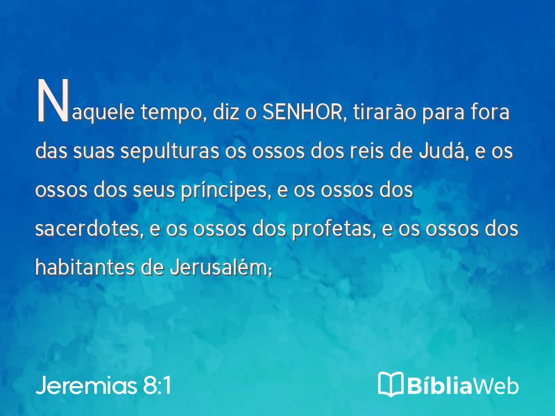 Jeremias 8:1 em imagem para compartilhar