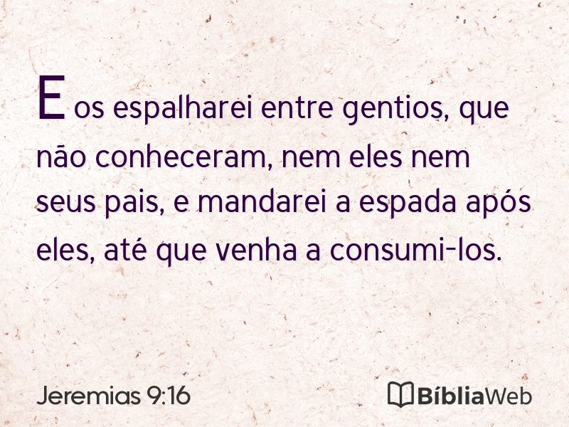 Jeremias 9:16 em imagem para compartilhar