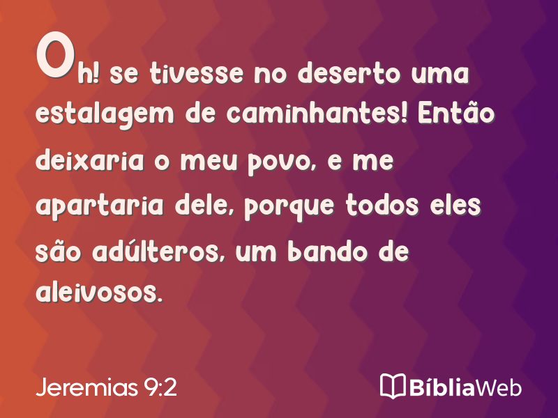 Jeremias 9:2 em imagem para compartilhar