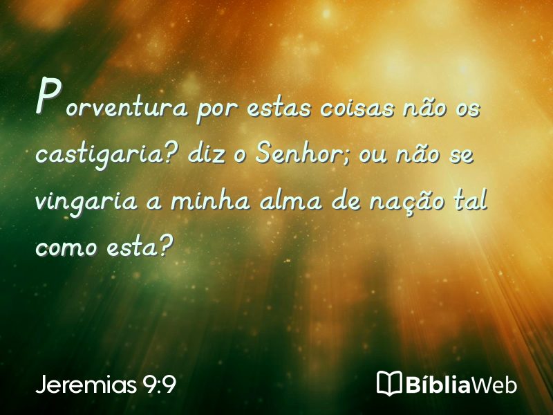 Jeremias 9:9 em imagem para compartilhar