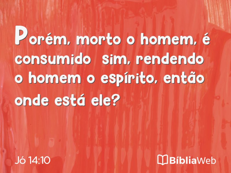 Jó 14:10 em imagem para compartilhar