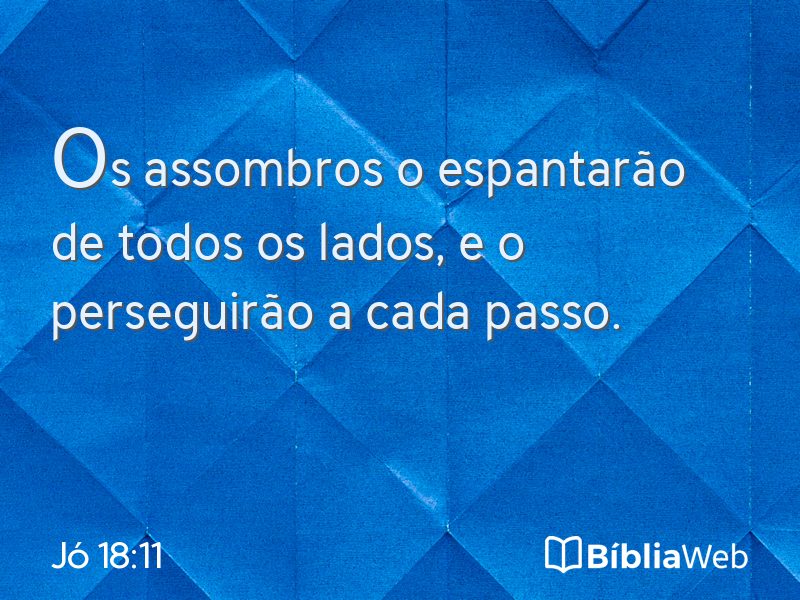 Jó 18:11 em imagem para compartilhar