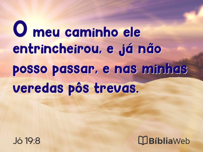 Jó 19:8 em imagem para compartilhar