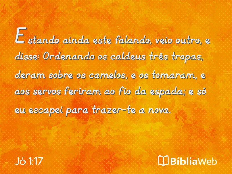 Jó 1:17 em imagem para compartilhar