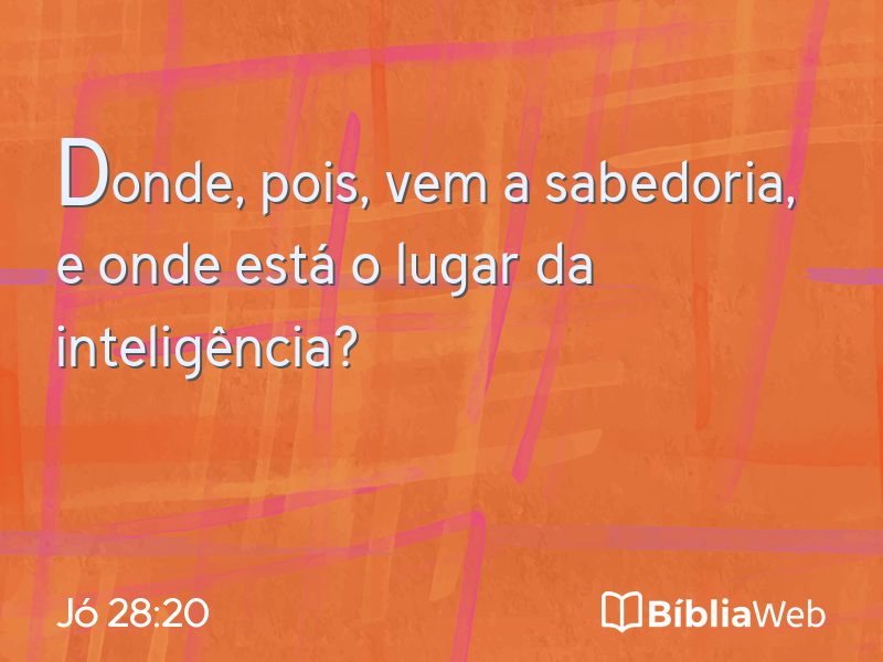Jó 28:20 em imagem para compartilhar