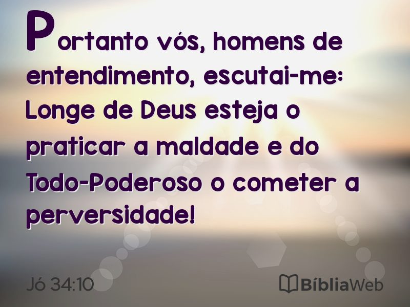 Jó 34:10 em imagem para compartilhar