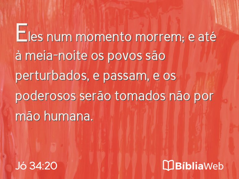 Jó 34:20 em imagem para compartilhar