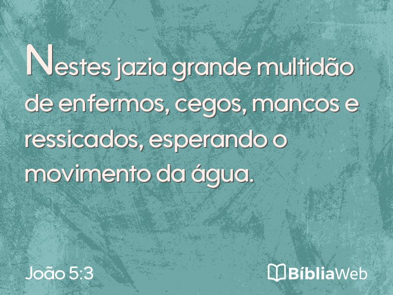 João 5:3 em imagem para compartilhar