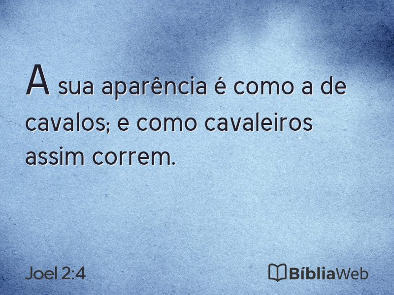 Joel 2:4 em imagem para compartilhar
