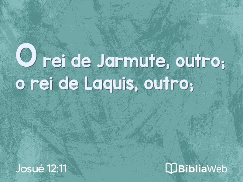 Josué 12:11 em imagem para compartilhar