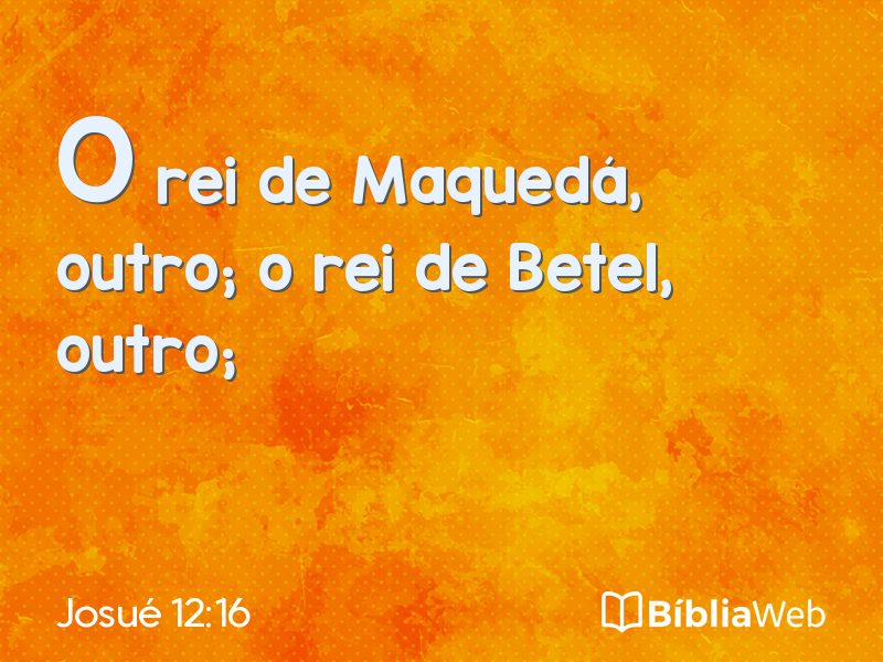 Josué 12:16 em imagem para compartilhar