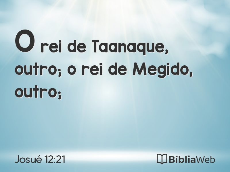 Josué 12:21 em imagem para compartilhar