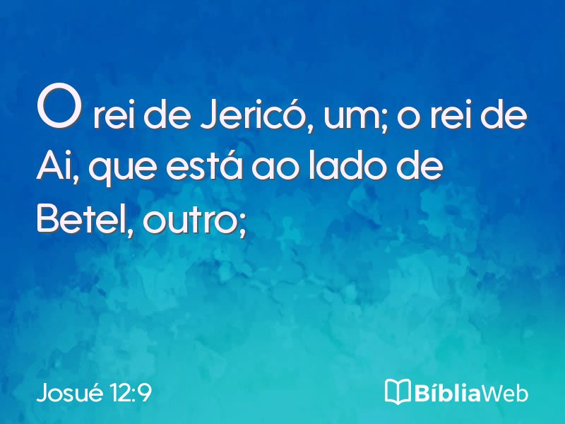 Josué 12:9 em imagem para compartilhar