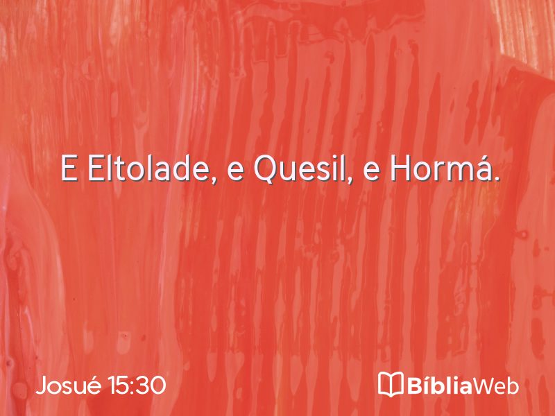 Josué 15:30 em imagem para compartilhar
