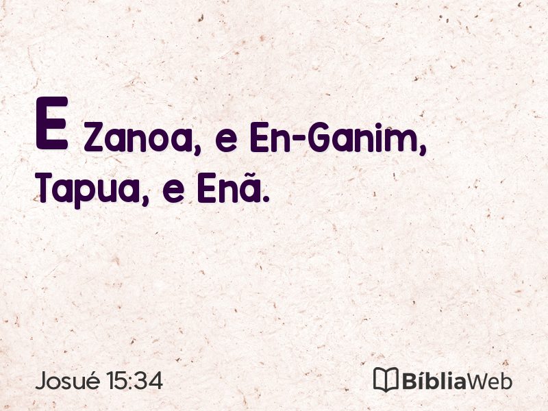 Josué 15:34 em imagem para compartilhar