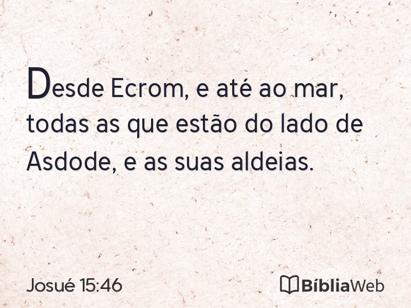 Josué 15:46 em imagem para compartilhar
